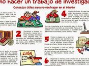 Cómo hacer trabajo investigación #Infografía #Trabajo #Consejos