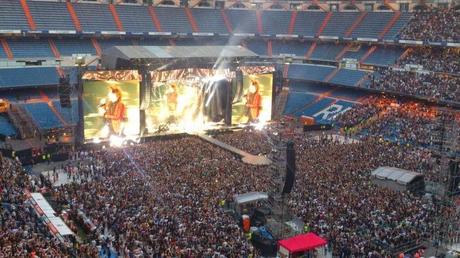 Los Stones ofrecen en el Santiago Bernabéu uno de los conciertos del año en España