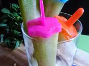 Helados melón hierbabuena