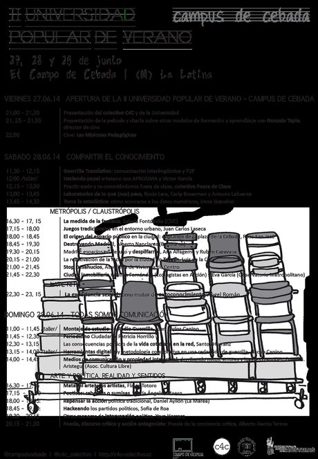 #CampusCebada: Aprendizaje colectivo y autoformación en El Campo de Cebada