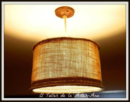 DIY Lámpara rústica