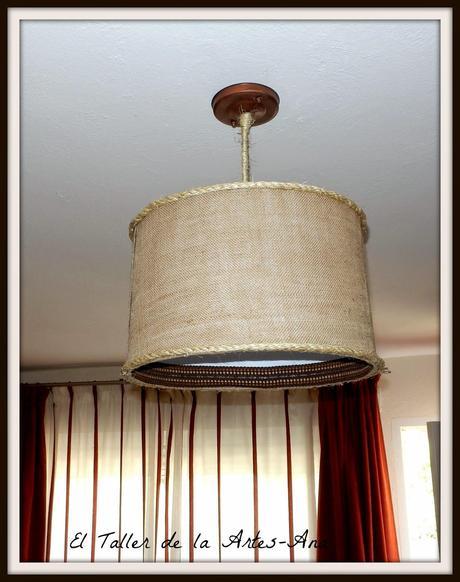 DIY Lámpara rústica