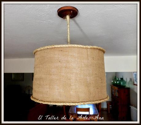 DIY Lámpara rústica