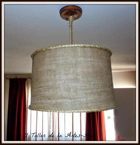 DIY Lámpara rústica