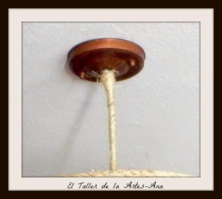 DIY Lámpara rústica