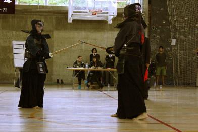 Final del Torneo de Kendo Ciudad de Vitoria 2012. Silvia Romeral rojo.