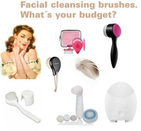 Facial cleansing brushes