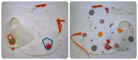 BABEROS REVERSIBLES DE ALGODÓN ORGÁNICO... YA ESTÁN AQUÍ!!