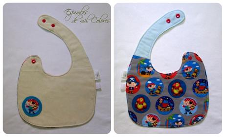 BABEROS REVERSIBLES DE ALGODÓN ORGÁNICO... YA ESTÁN AQUÍ!!