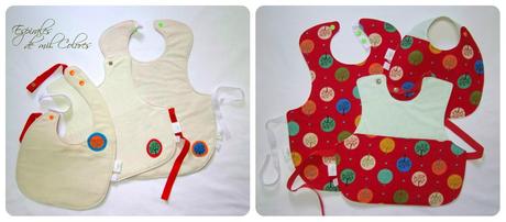 BABEROS REVERSIBLES DE ALGODÓN ORGÁNICO... YA ESTÁN AQUÍ!!