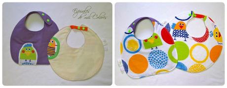 BABEROS REVERSIBLES DE ALGODÓN ORGÁNICO... YA ESTÁN AQUÍ!!