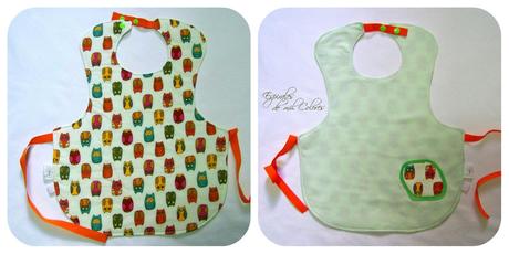 BABEROS REVERSIBLES DE ALGODÓN ORGÁNICO... YA ESTÁN AQUÍ!!