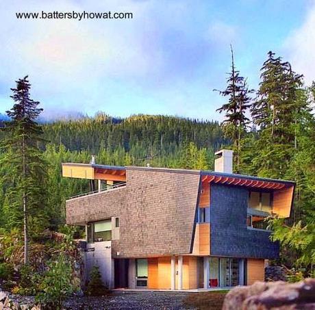 Levantado en Whistler, Columbia Británica, Canadá - Arquitectura de Battersby Howat Chalet contemporáneo en Canadá