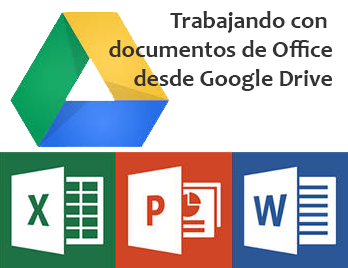 Trabajando con documentos de Microsoft Office desde Google Apps