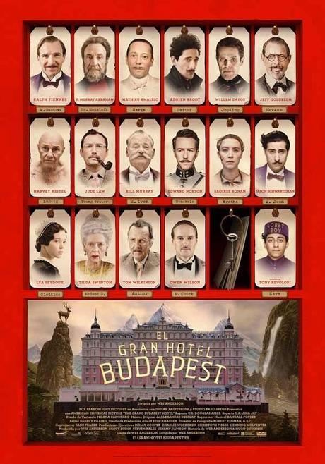 gran hotel budapest, wes anderson, zorro con gafas