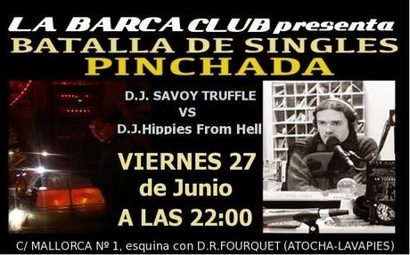 Dj Savoy Truffle participa en su primera batalla de singles en La Barca Club.