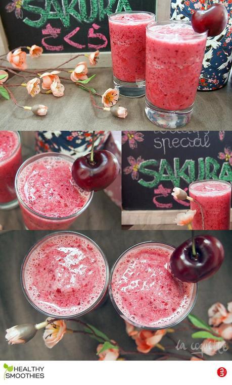 Today’s special: Sakura {Red Smoothie} Smoothie Sakura Ingredientes by Coco