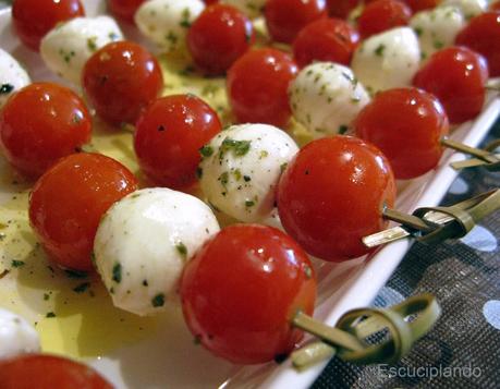 BROCHETAS CAPRESSE