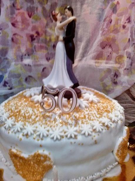 Tarta para Bodas de Oro de Mis Padres