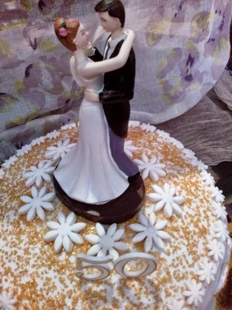 Tarta para Bodas de Oro de Mis Padres