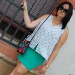 Mis looks de Junio (June Outfits) blusa sin mangas sleeveless shirt