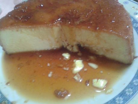 Flan de huevo casero en olla express