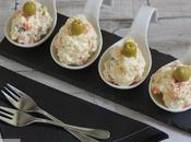 Pinchitos ensaladilla rusa para apertivo