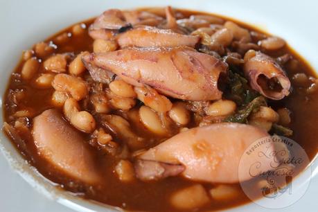 ALUBIAS CON CHIPIRONES