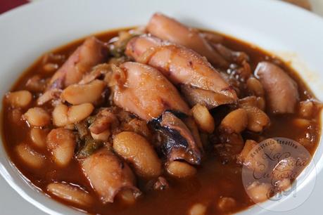 ALUBIAS CON CHIPIRONES