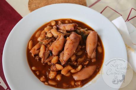 ALUBIAS CON CHIPIRONES