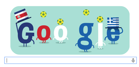 Doodle por el Costa Rica-Grecia. 29 de Junio
