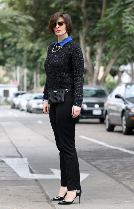 Mis Looks - De azul y negro (y el canguro)