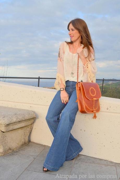 KIMONO DE FLECOS & PANTALÓN CAMPANA