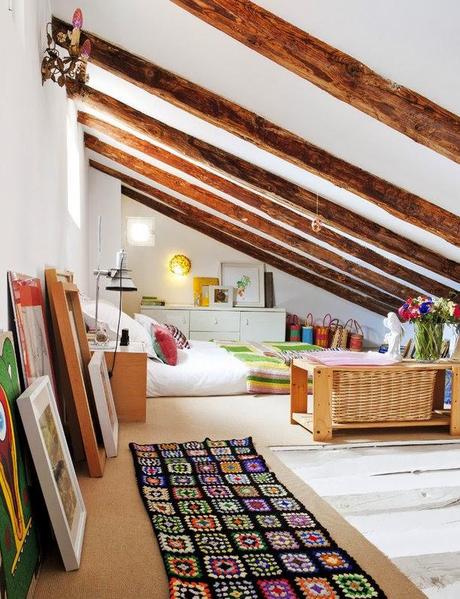 un ático en Lavapies