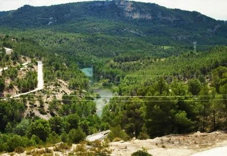 El río Cabriel y el embalse de Contreras, entre Cuenca y Valencia
