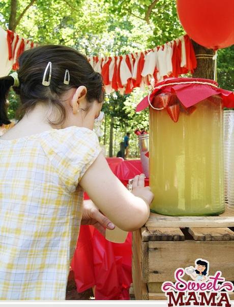 Fiesta Picnic en rojo y blanco