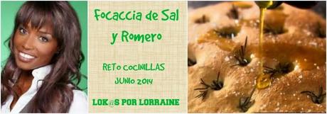 FOCACCIA DE SAL Y ROMERO - RETO COCINILLAS JUNIO 2014