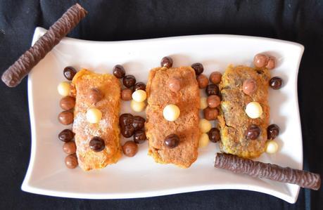 LECHE FRITA A LOS TRES CHOCOLATES LECHE FRITA A LOS TRES CHOCOLATES