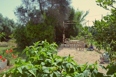 hoy compartimos, blog hop, jardin, menorca, vintage, decoracion, dosel cenador, 