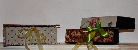 CAJAS FORRADAS EN TELA