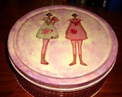 CAJA FORRADA EN TELA