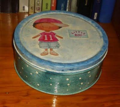 CAJA FORRADA EN TELA