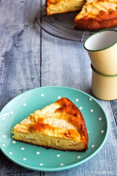 Bizcocho de pera y manzana