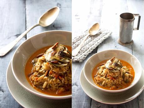 Arroz integral con verduritas