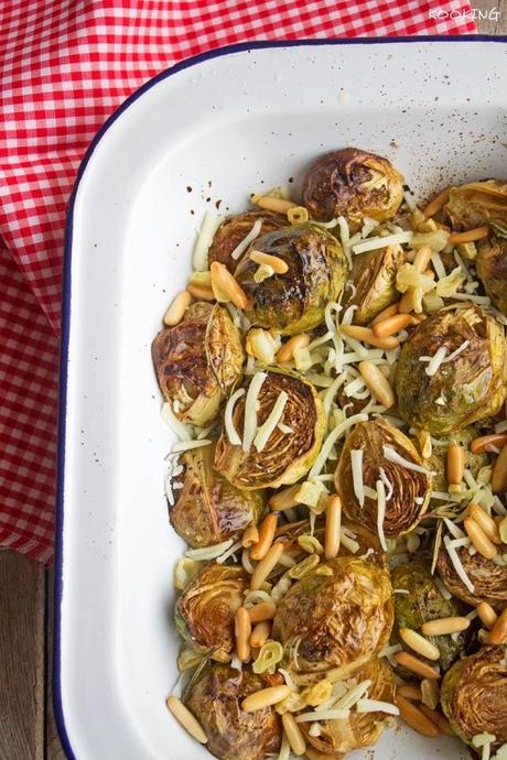 Coles de Bruselas asadas al horno