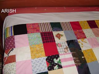 COLCHA DE CUADRADITOSSSSSS...................