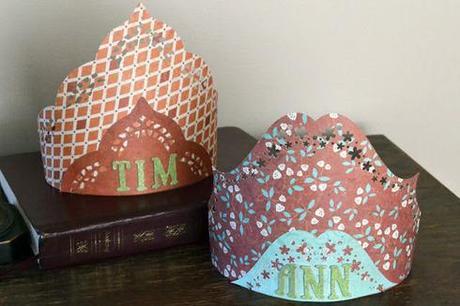 ¡Tenemos grandes troqueles! Coronas tiara hechas con troquel Lucky 8 Punch