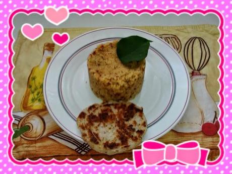 COUSCOUS MAROQUÍ CON HAMBURGUESA DE MERLUZA Y GAMBAS