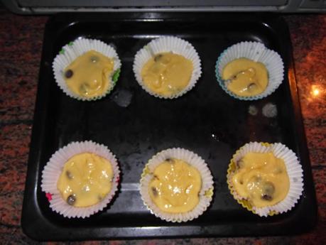 MAGDALENAS DE LECHE CONDENSADA Y CHOCOLATE