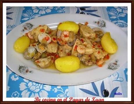 Bonito con patatas a la sidra